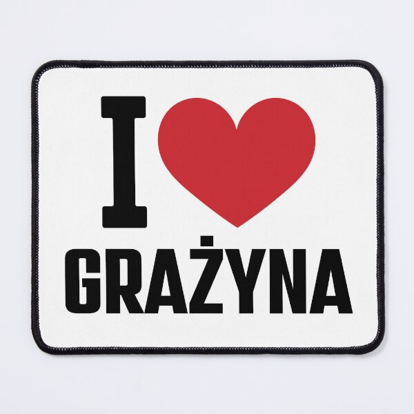 Item preview, I Love Grażyna| Kocham Grażynę designed and sold by Anniko Art Studio.