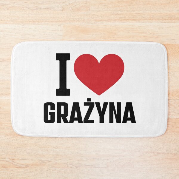 Item preview, I Love Grażyna| Kocham Grażynę designed and sold by Anniko Art Studio.