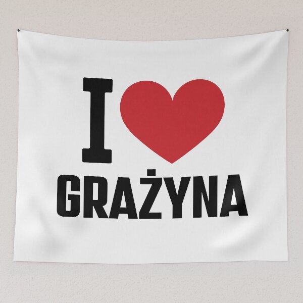 Item preview, I Love Grażyna| Kocham Grażynę designed and sold by Anniko Art Studio.