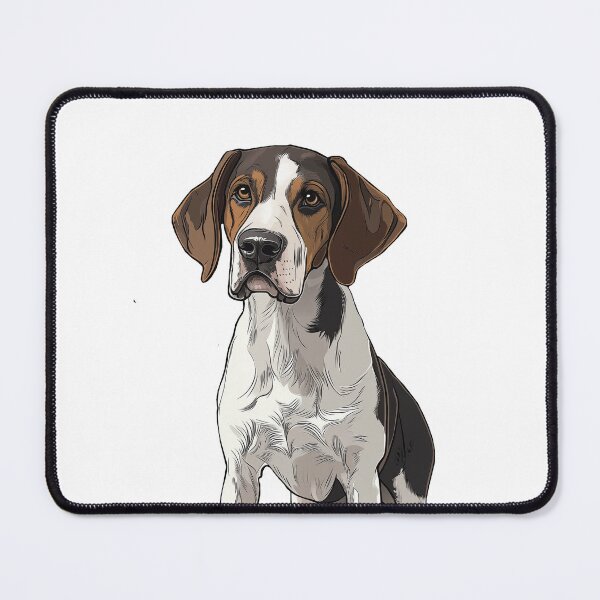Item preview, Treeing Walker Coonhound Dog Illustration designed and sold by whyitsme.