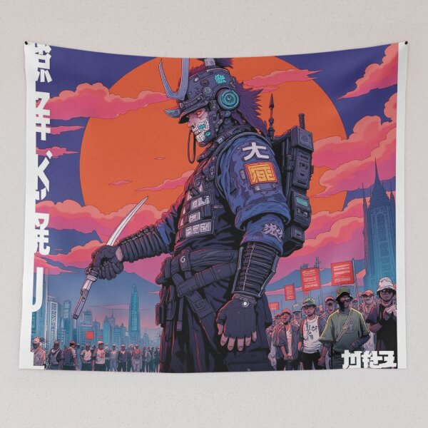Item preview, Cybernetic Samurai designed and sold by MerlinWear.