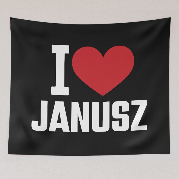 Item preview, I Love Janusz| Kocham Janusza designed and sold by Anniko Art Studio.