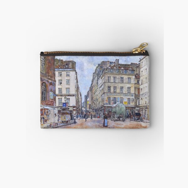 Item preview, Parisian street in 1907 designed and sold by 19th Century in Color.