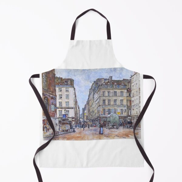 Item preview, Parisian street in 1907 designed and sold by 19th Century in Color.