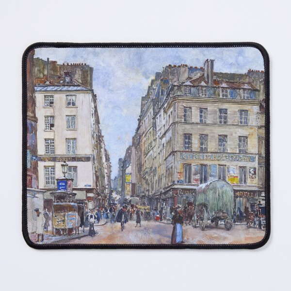 Item preview, Parisian street in 1907 designed and sold by 19th Century in Color.