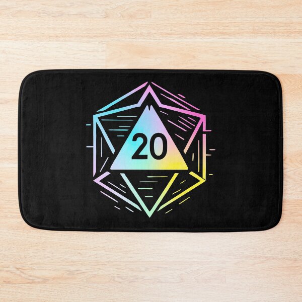 Item preview, CyberCrit Glitchcore D20 | Neon Dice Dreamscape designed and sold by Timegraf.