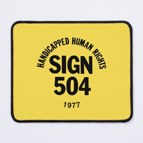 Item preview, Vintage Sign 504 Disability Sit-In Protest designed and sold by spooniecentral.