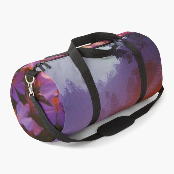 Item preview, 1960s Irian Jaya Night – AI Colorful Artwork with Lilac and Orange Lights for Flower and Plant Lovers’ Apparel & Accessories designed and sold by knalpot-design.