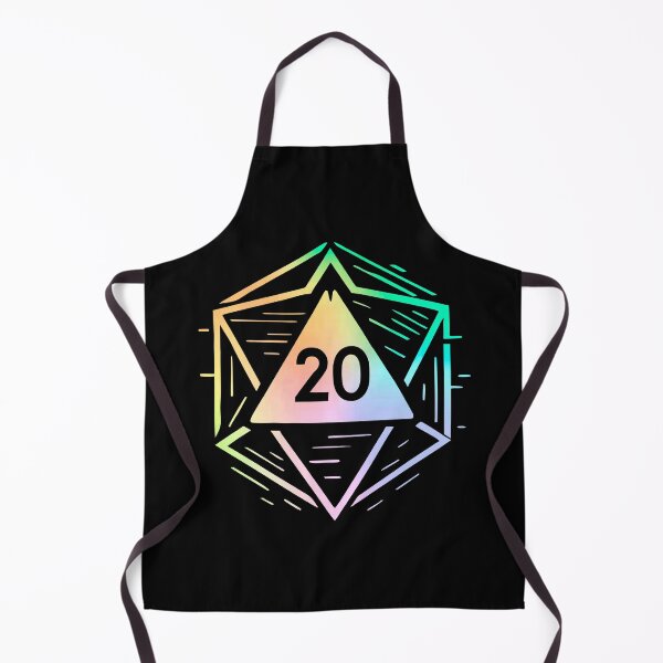 Item preview, CyberCrit Glitchcore D20 | Neon Dice Dreamscape designed and sold by Timegraf.