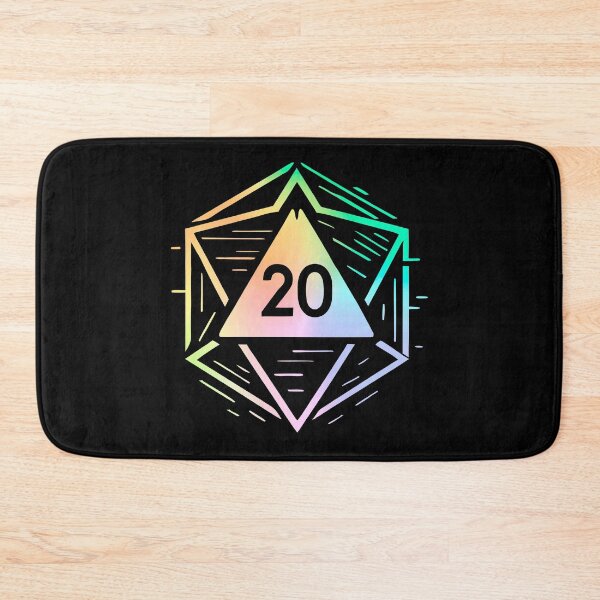 Item preview, CyberCrit Glitchcore D20 | Neon Dice Dreamscape designed and sold by Timegraf.