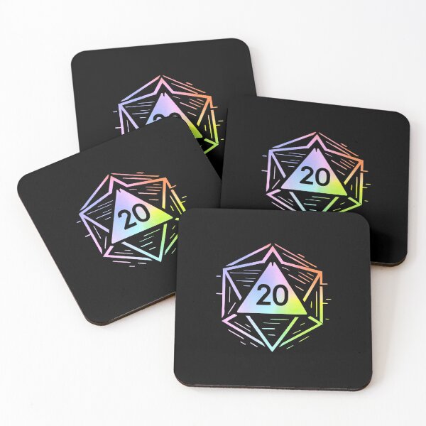Item preview, CyberCrit Glitchcore D20 | Neon Dice Dreamscape designed and sold by Timegraf.