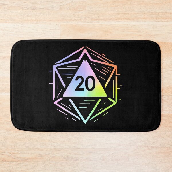 Item preview, CyberCrit Glitchcore D20 | Neon Dice Dreamscape designed and sold by Timegraf.