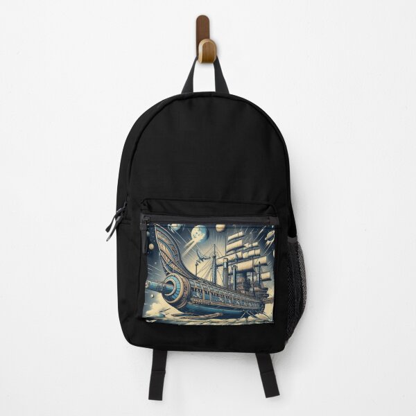 Item preview, surreal sailingship and space designed and sold by Dogandesighn.