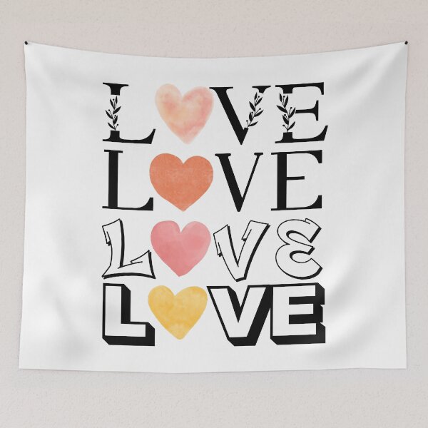 Item preview, Love – A Typography designed and sold by CookieCreature.