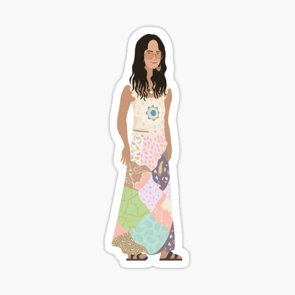 CBS Ghosts Flower Sticker