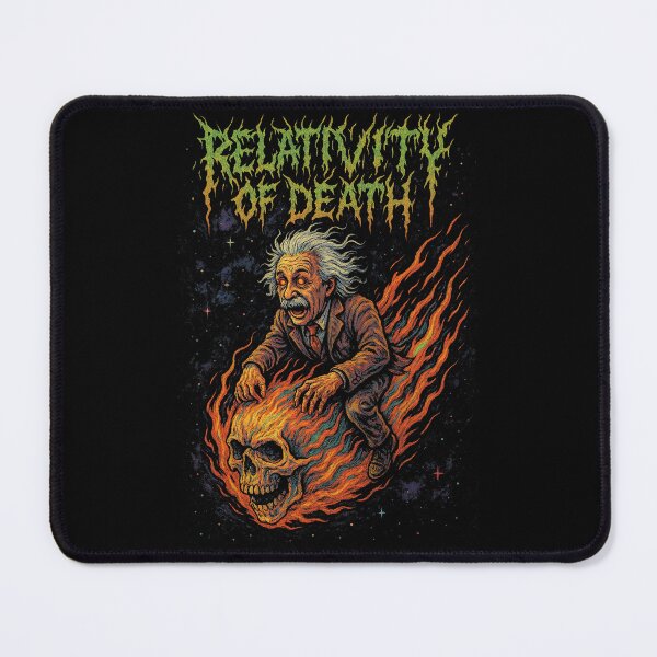 Item preview, Relativity of Death – Einstein Metal Skull Ride designed and sold by DreamCraze.