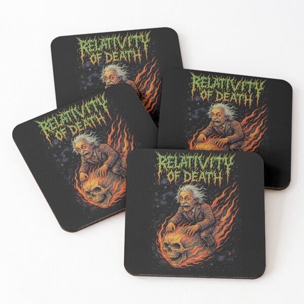 Item preview, Relativity of Death – Einstein Metal Skull Ride designed and sold by DreamCraze.