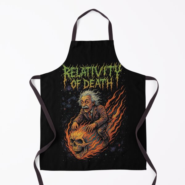 Item preview, Relativity of Death – Einstein Metal Skull Ride designed and sold by DreamCraze.