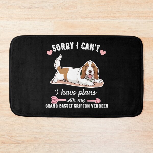 Item preview, Sorry I Can't, I Have Plans With My Grand Basset Griffon Vendéen – French Hound Dog Design designed and sold by GoodyPaws.