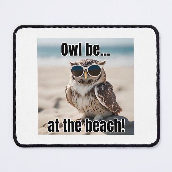Item preview, Owl Be at the Beach - Summer Bird Design designed and sold by OwlbeachDesign.