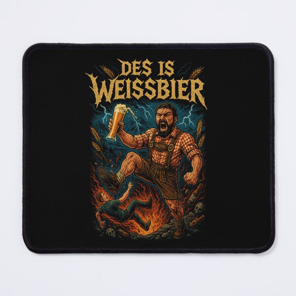 Item preview, Des Is Weissbier – German Beer Metal Madness designed and sold by DreamCraze.