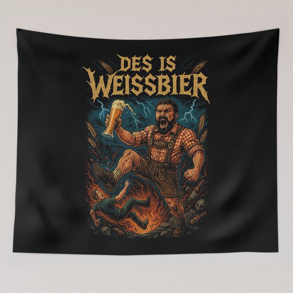Item preview, Des Is Weissbier – German Beer Metal Madness designed and sold by DreamCraze.