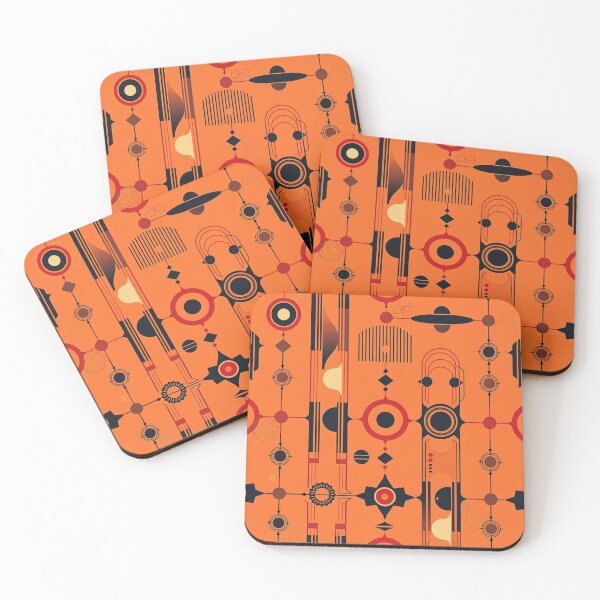 Item preview, Folk Retro 1970s-inspired Pattern designed and sold by Simplybe1.