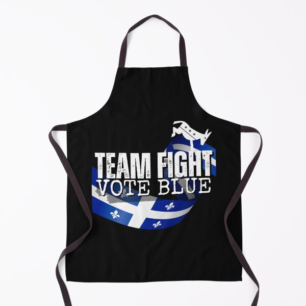 Item preview, Team Fight Vote Blue Political Text Design designed and sold by EarthArtDesigns.