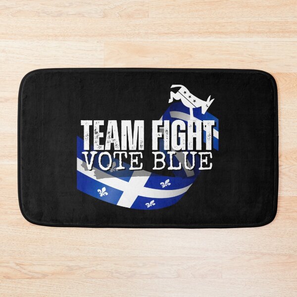 Item preview, Team Fight Vote Blue Political Text Design designed and sold by EarthArtDesigns.