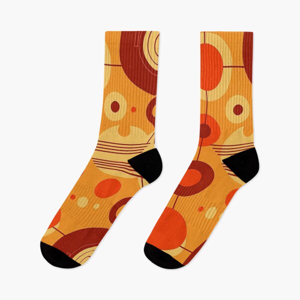Item preview, Ocher Retro 1970s-inspired Pattern designed and sold by Simplybe1.