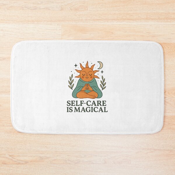 Item preview, Self-Care Is Magical Sun Meditation Design designed and sold by Lacritsa .