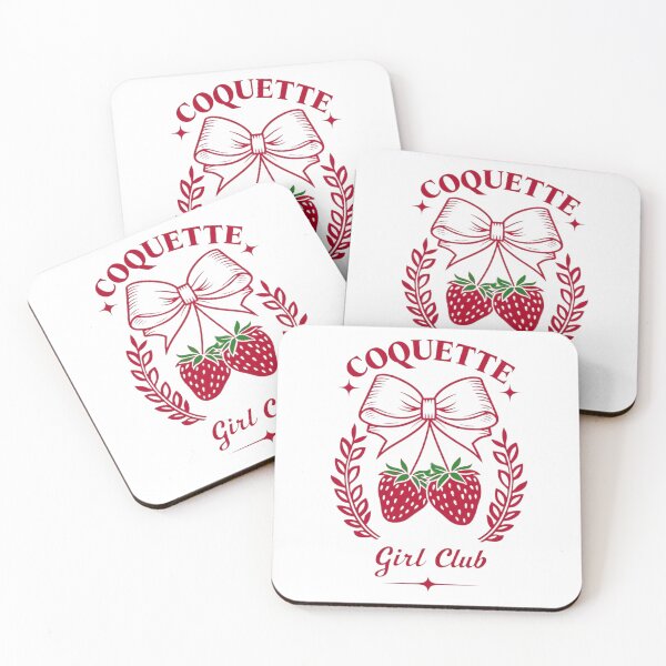 Item preview, Coquette Girl Club Strawberries & Bow designed and sold by Winther-Art.