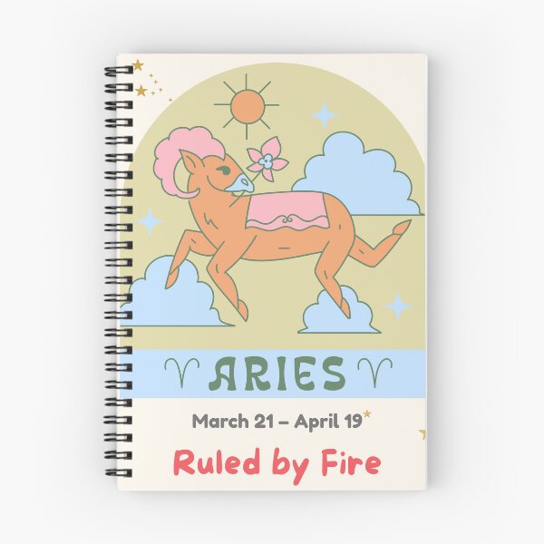 Item preview, Aries Zodiac Sign | Bold Aesthetic Horoscope Design designed and sold by Sparlio.