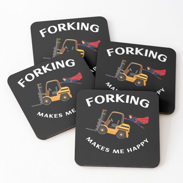 Item preview, Forklift Superhero Forking Makes Me Happy GW designed and sold by TeamsterLife.