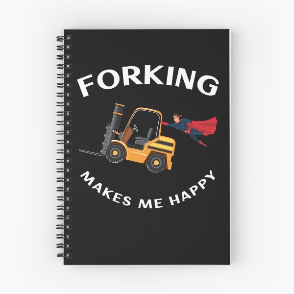 Item preview, Forklift Superhero Forking Makes Me Happy GW designed and sold by TeamsterLife.
