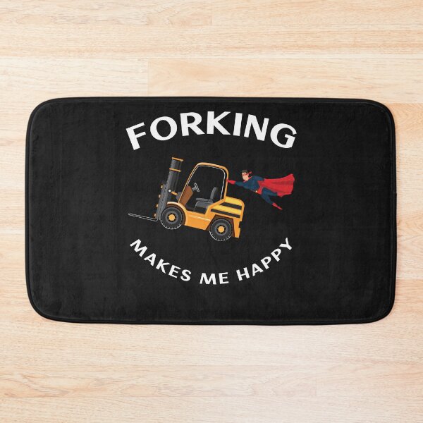 Item preview, Forklift Superhero Forking Makes Me Happy GW designed and sold by TeamsterLife.