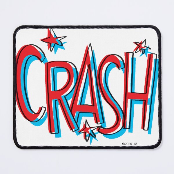 Item preview, CRASH! designed and sold by Bleeker Comic.