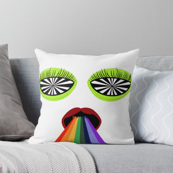 Item preview, Hypno Eyes Rainbow Road Vomit designed and sold by Doodle & Wheel.