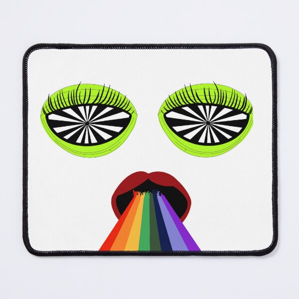 Item preview, Hypno Eyes Rainbow Road Vomit designed and sold by Doodle & Wheel.