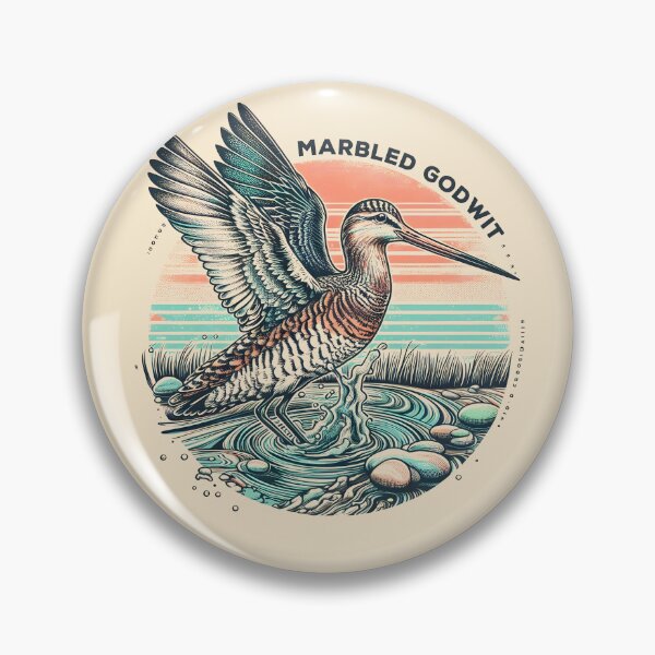 Item preview, Marbled Godwit 5 designed and sold by theAVIARY7.