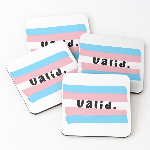 Item preview, Trans Flag "Valid." for Trans Rights designed and sold by spooniecentral.