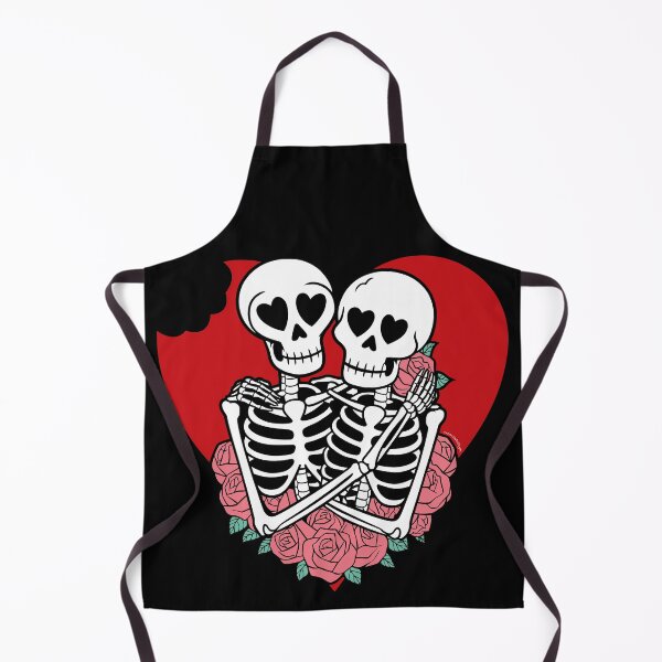 Item preview, Cannibal Couple Skeletons Heart and Roses designed and sold by orionlodubyal.