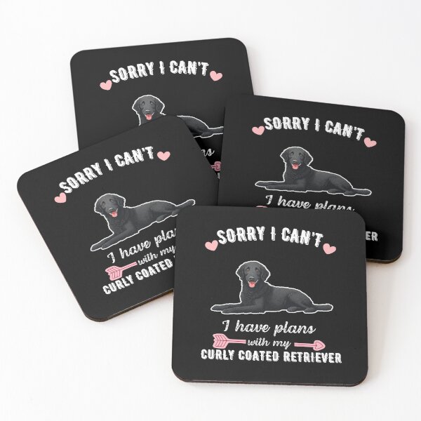 Item preview, Sorry I Can't, I Have Plans With My Curly-Coated Retriever – Curly & Loyal Field Companion Design designed and sold by GoodyPaws.