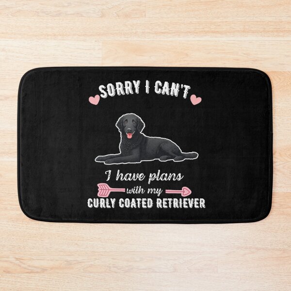 Item preview, Sorry I Can't, I Have Plans With My Curly-Coated Retriever – Curly & Loyal Field Companion Design designed and sold by GoodyPaws.