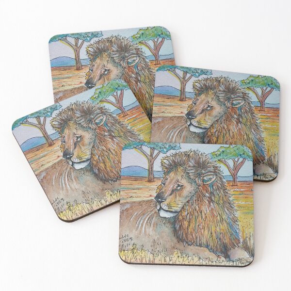 Item preview, Lion Safari Laying in the sun designed and sold by RLawrenceArt.