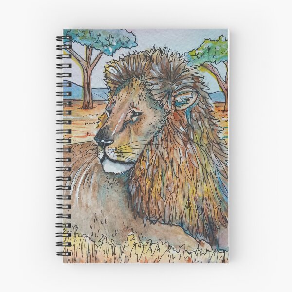 Item preview, Lion Safari Laying in the sun designed and sold by RLawrenceArt.