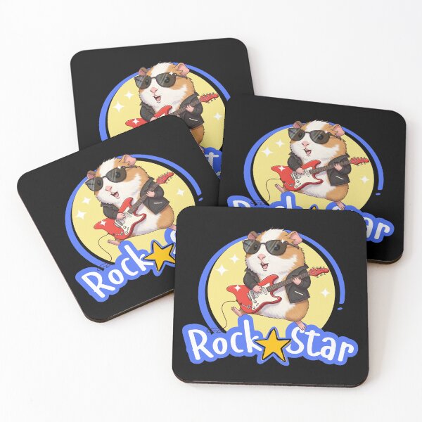 Item preview,  Happy Rock Star Guinea Pig designed and sold by Claustronautas.