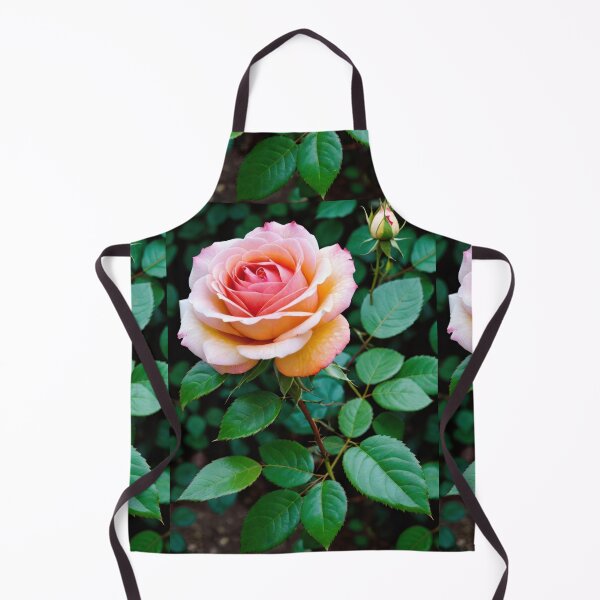 Item preview, Stunning Leafy Pink Rose In Full Bloom  designed and sold by CarrollGene.