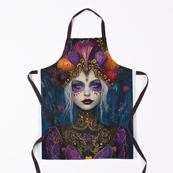 Item preview, Enigmatic Elegance: Vibrant Masked Figure Artistry designed and sold by Artessie.
