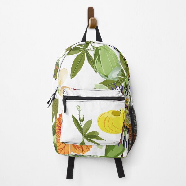 Item preview, Seamless pattern with exotic wild flowers and tropical leaves. designed and sold by MatyKotiv.